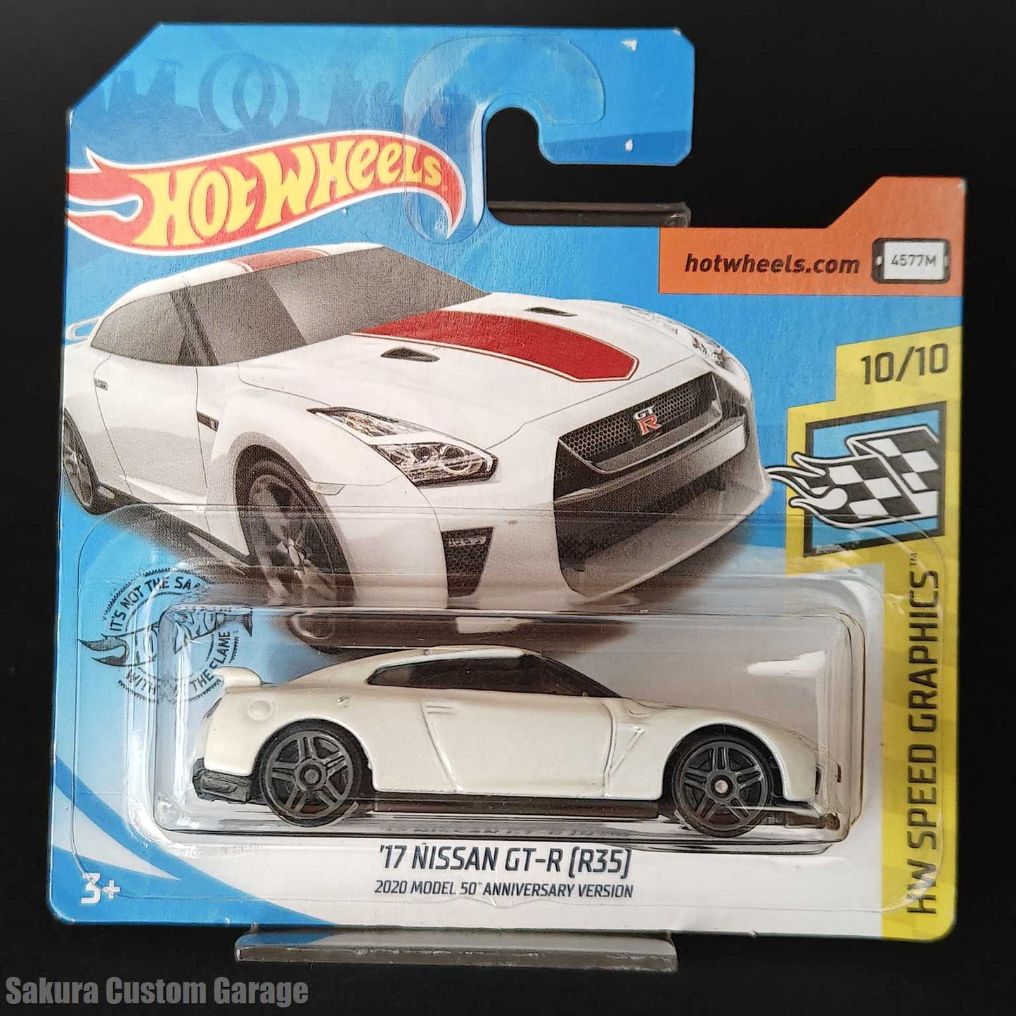 Hot Wheels - '17 Nissan GT-R R35 2020 Model 50 Anniversary Version (2020) 10/10 HW Speed Graphic 137/250