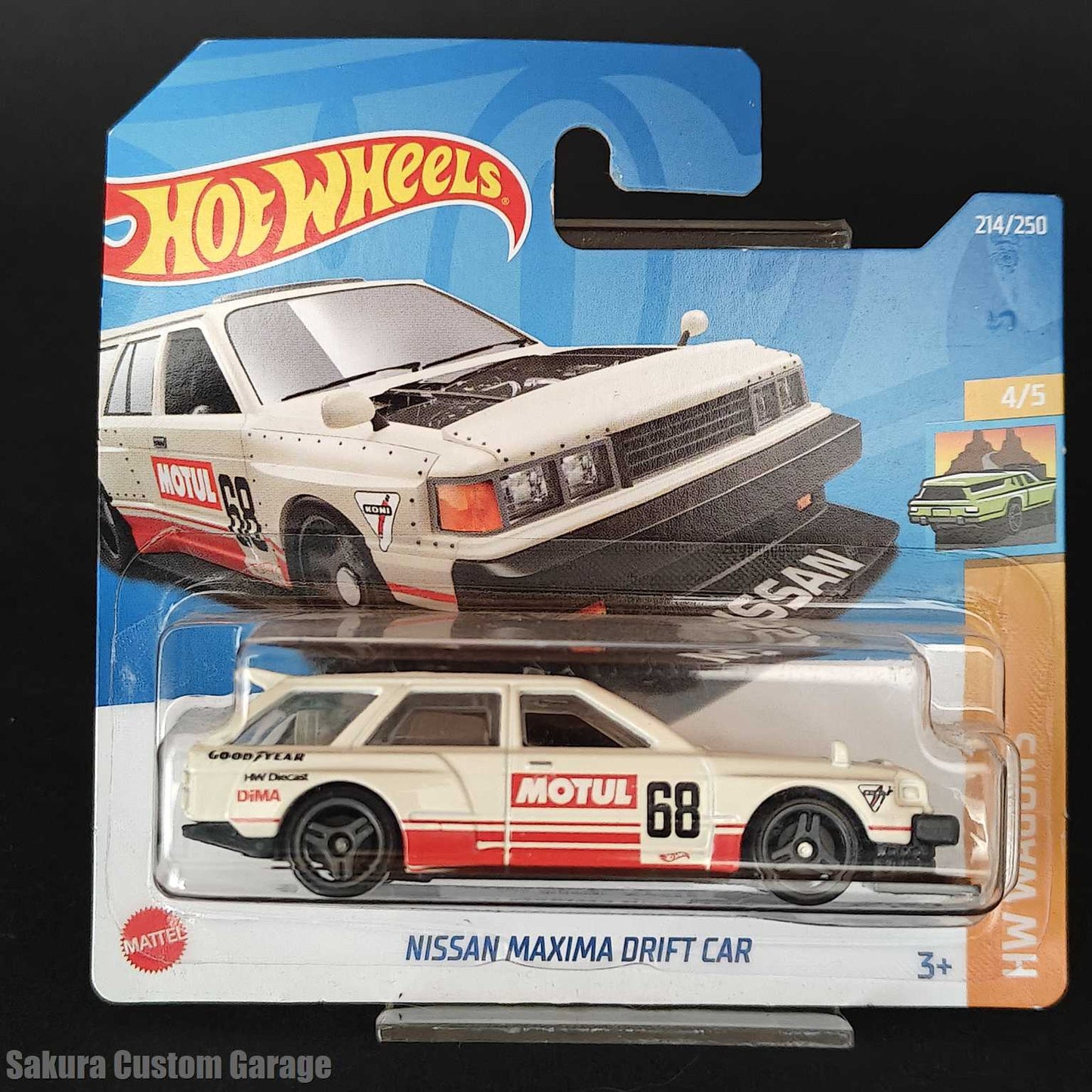 Hot Wheels - Nissan Maxima Drift Car (2022) 4/5 HW Wagons 214/250