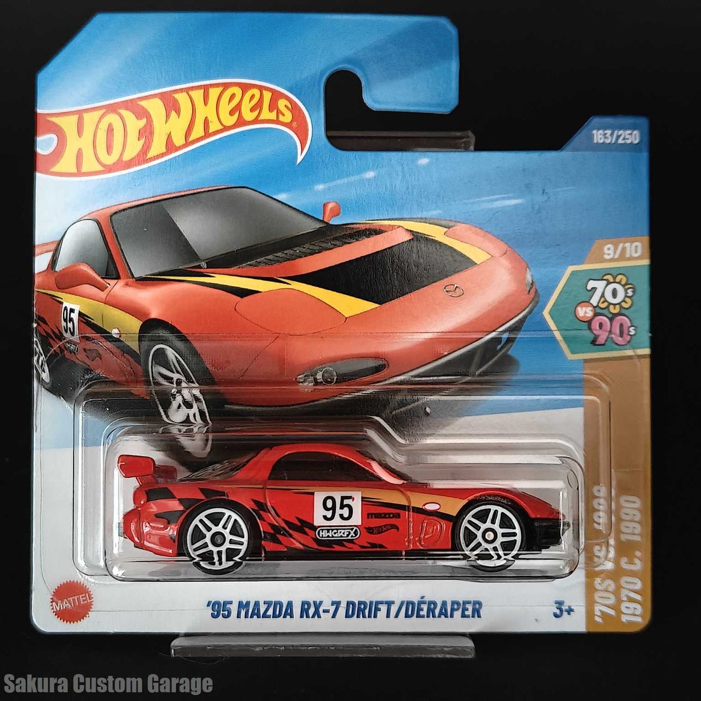 Hot Wheels - '95 Mazda RX-7 Drift (2025) 2/5 HW: '70s VS. '90s 163/250