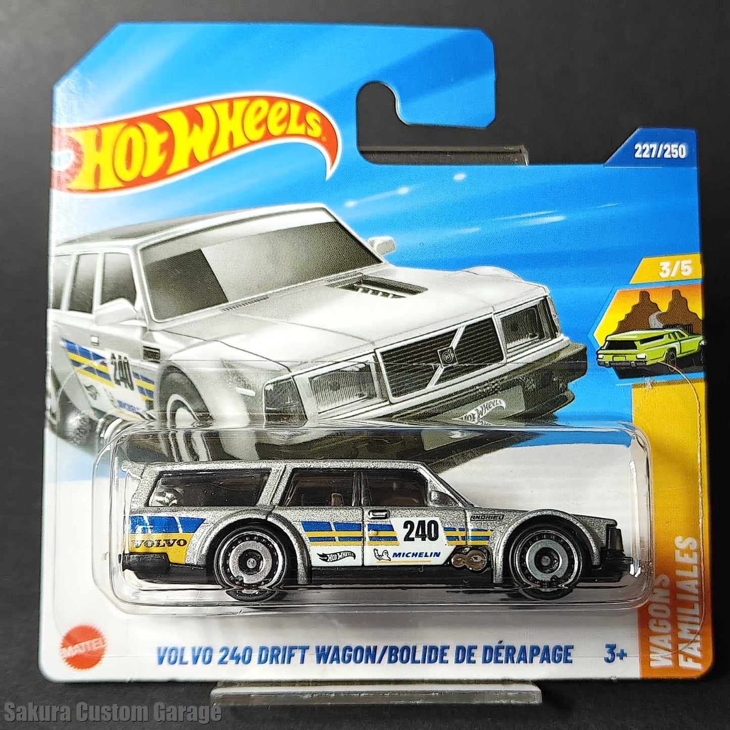 Hot Wheels - Volvo 240 Drift Wagon (2025) 3/5 Wagons 227/250