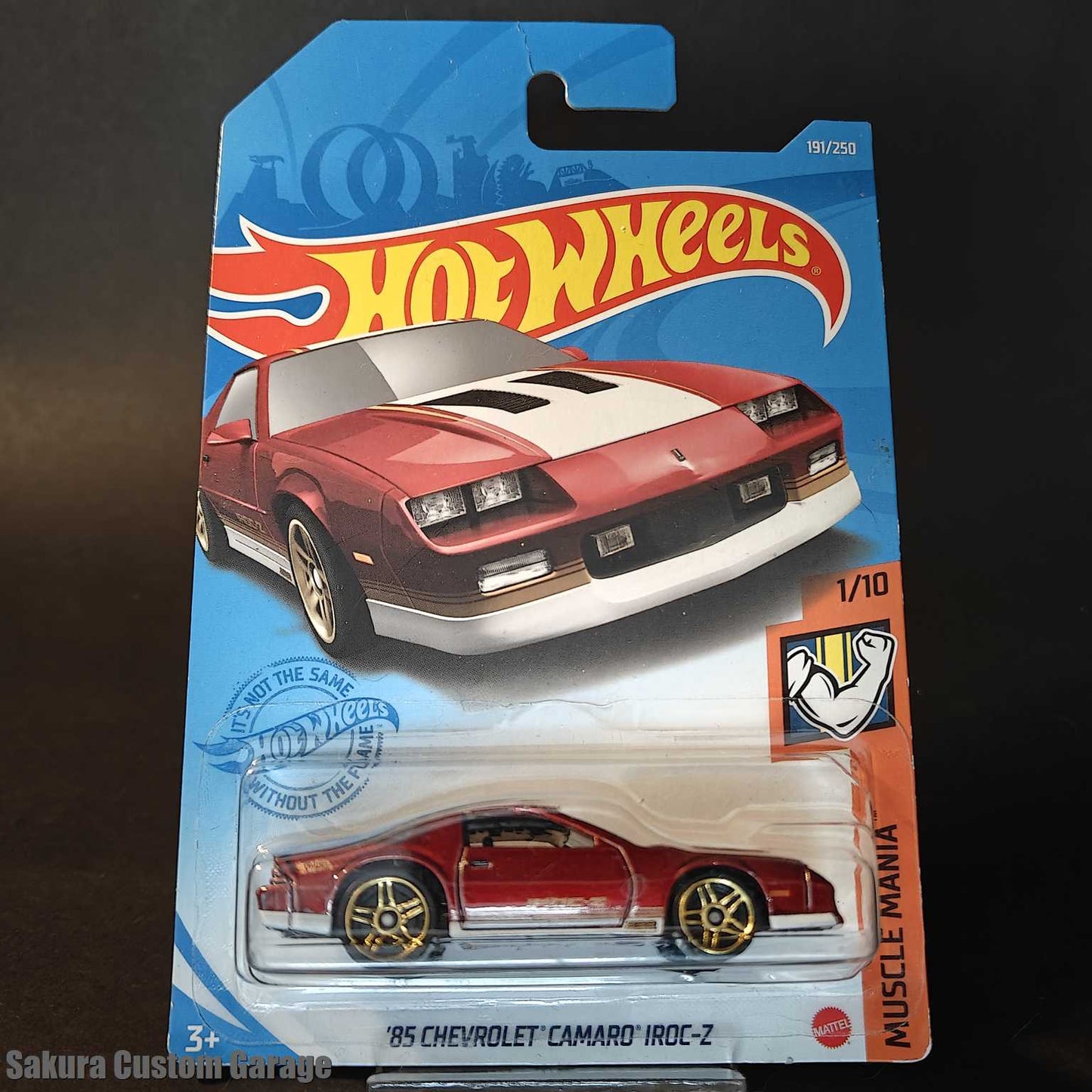 Hot Wheels - '85 Chevrolet Camaro IROC-Z (2021) 1/10 Muscle Mania 191/250