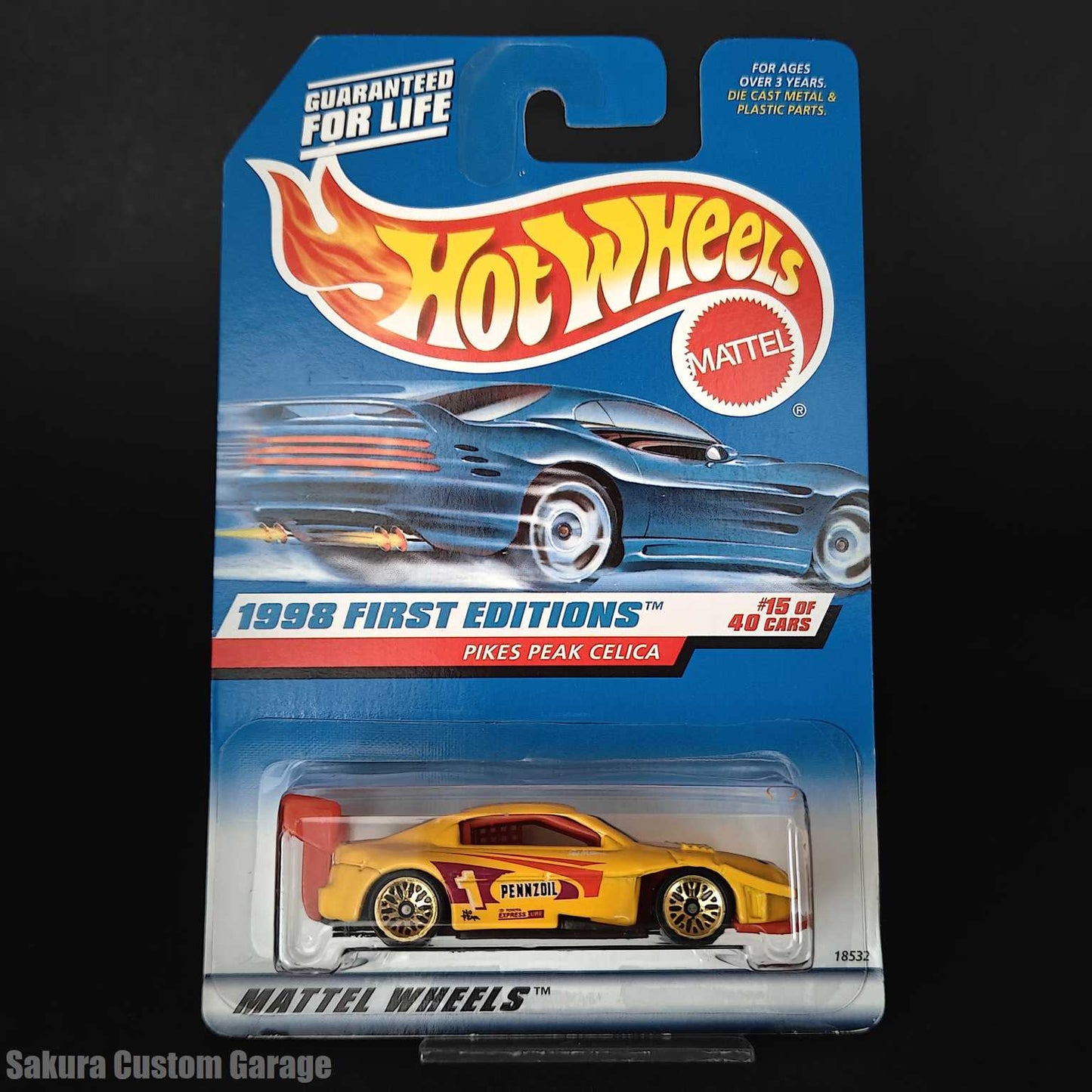 Hot Wheels - Pikes Peak Celica (1998) - 15/40 1998 First Editions #652
