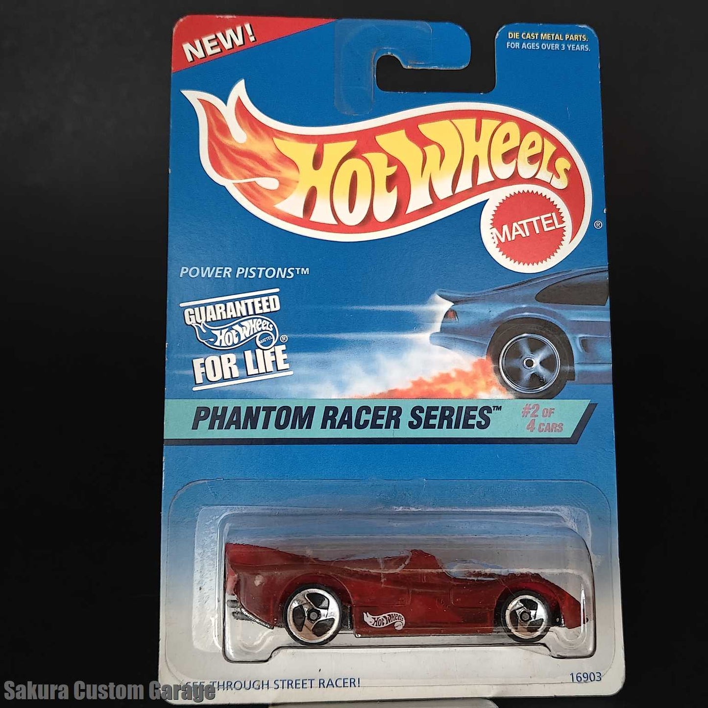 Hot Wheels - Power Pistons (1997) 2/4 Phantom Racer #530