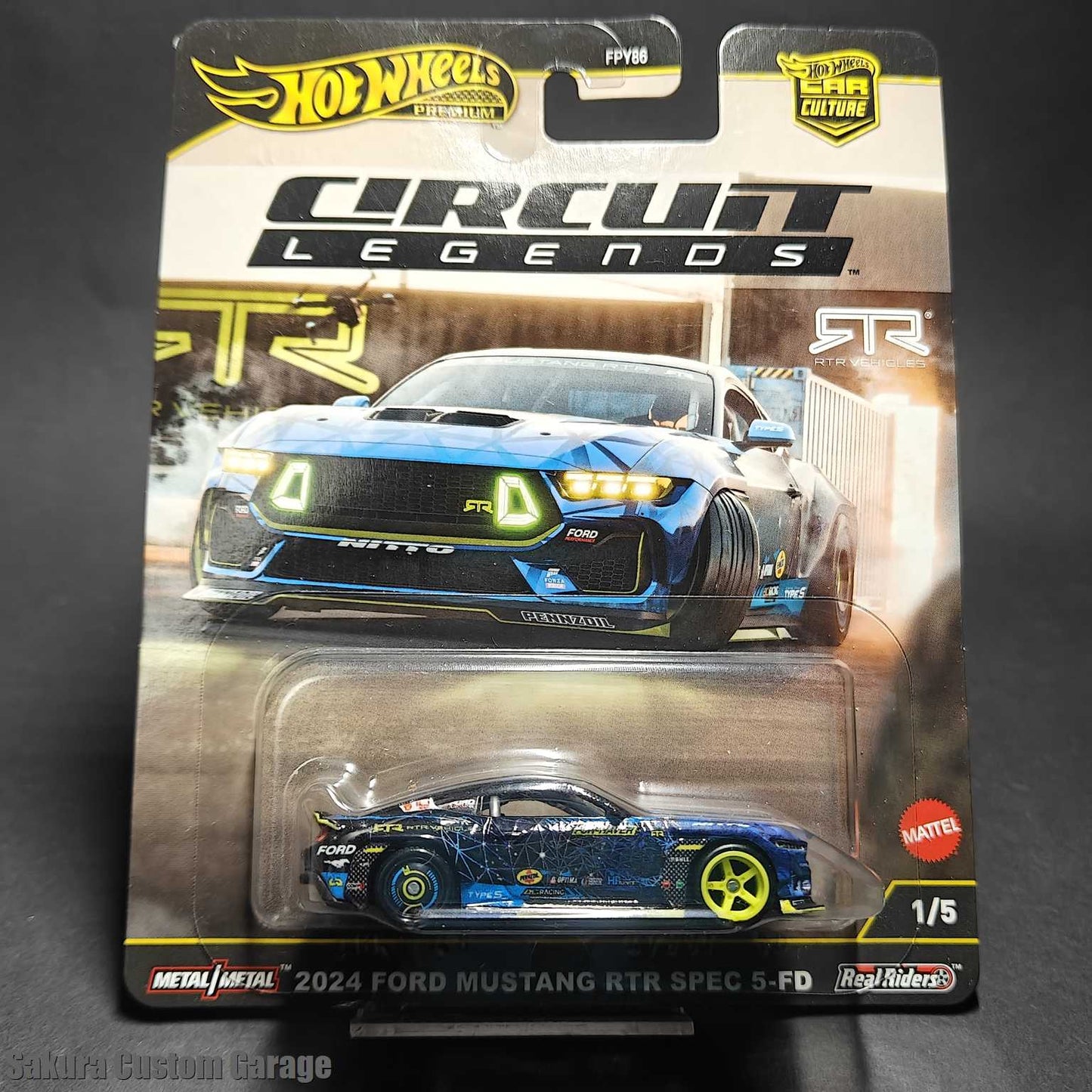 Hot Wheels - 2024 Ford Mustang RTR Spec 5-FD (2025) - Car Culture: Circuit Legends 1/5