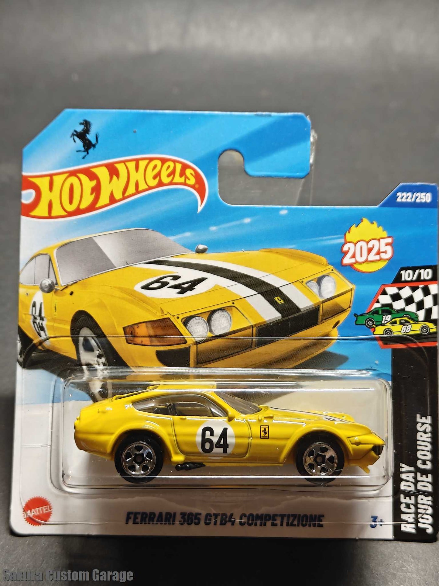 Hot Wheels - Ferrari 365 GTB4 Compenzione (2025) 10/10 Race Day 222/250