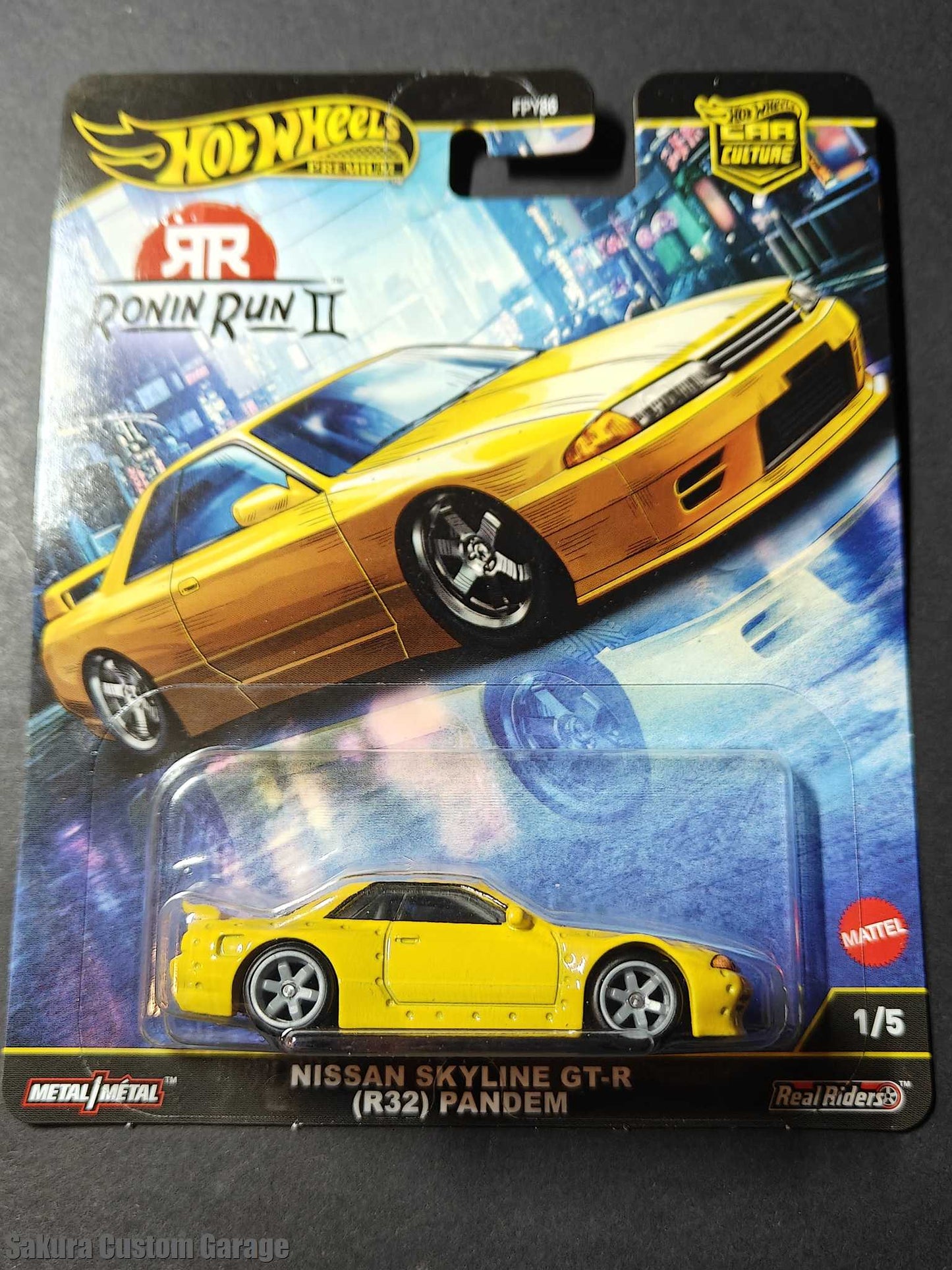 Hot Wheels - Nissan Skyline GT-R (R32) Pandem (2025) - Car Culture: Ronin Run II 1/5