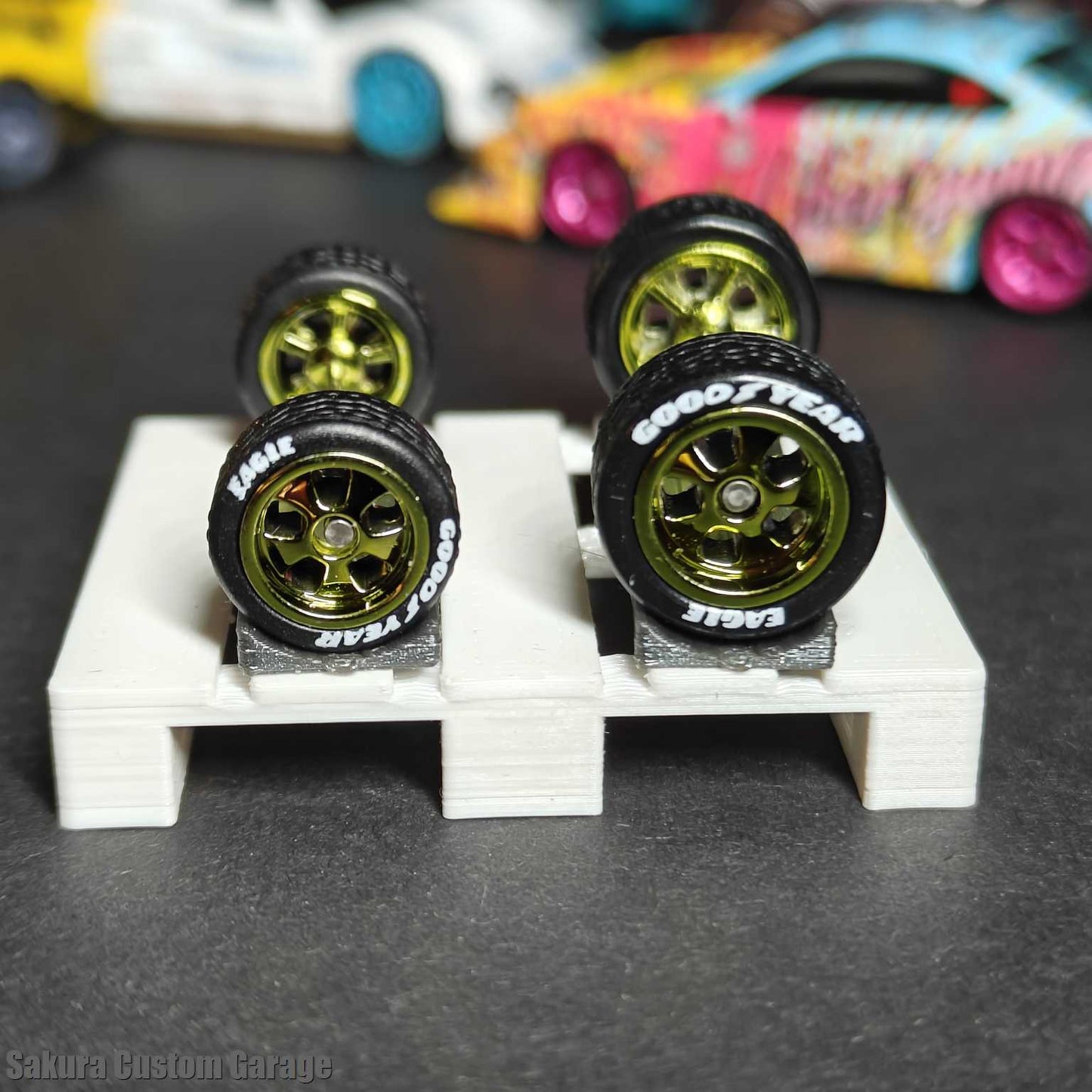 SpeedRides: 5-Dots (Chrome Lime Green) - Goodyear Eagle
