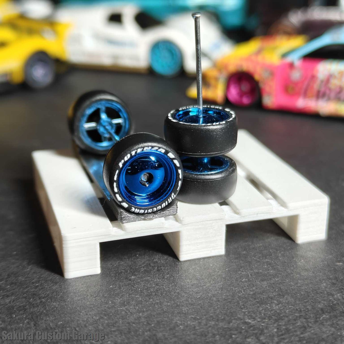 SpeedRides: Moon Disc ( Chrome Blue) / Bridgestone Potenza