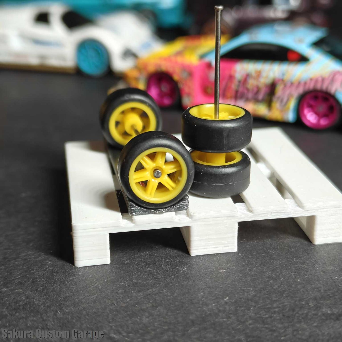 SpeedRides: Split 6-Spoke Rims (Yellow)