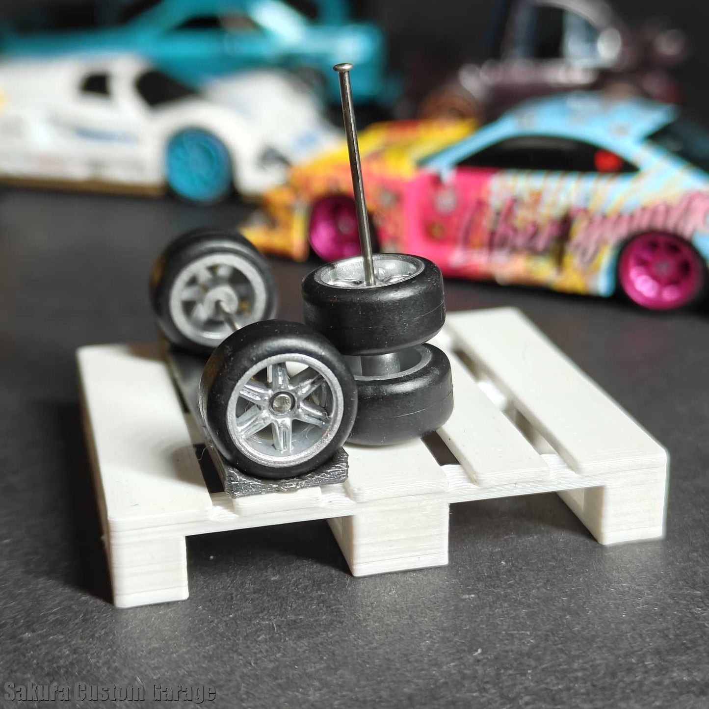 SpeedRides: Split 6-Spoke Rims (Metalic Silver)