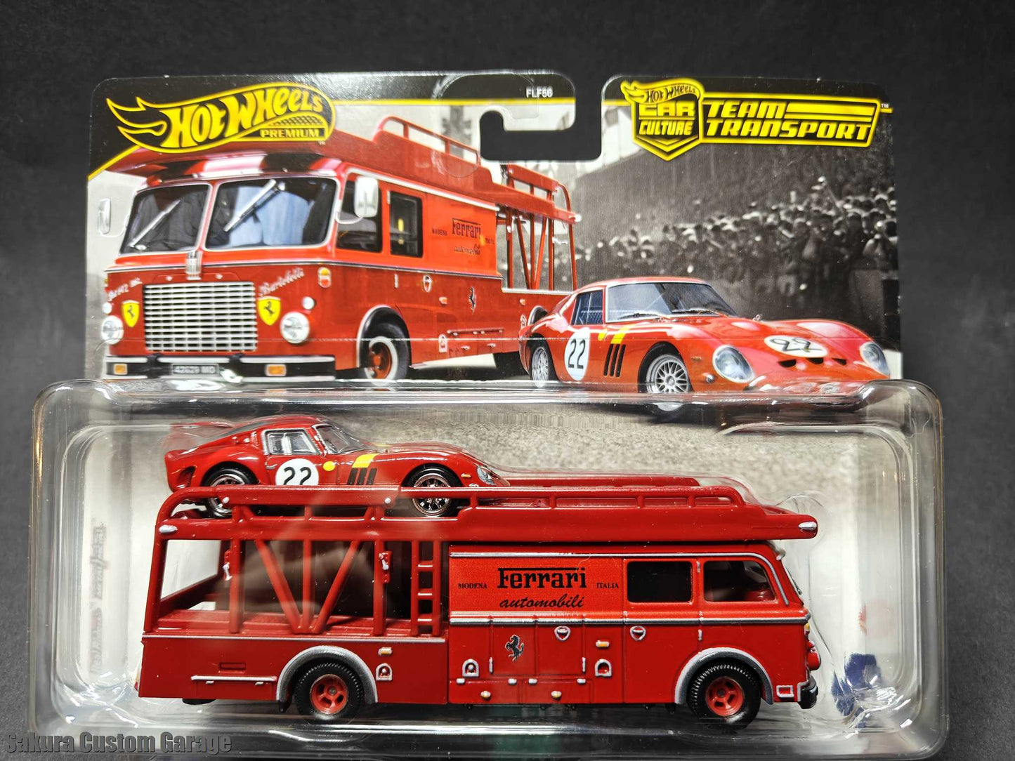 Hot Wheels - Ferrari 250 GTO & Fiat 642 RN2 Bartoletti Transporter (2025) Car Culture Team Transport #83