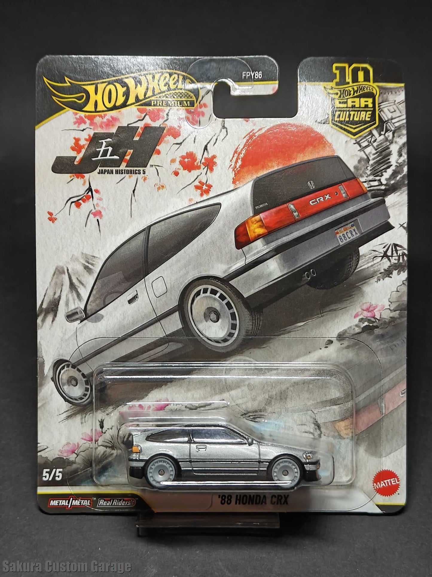 Hot Wheels - '88 Honda CRX (2026) - Cal Culture: Japan Historic 5 5/5