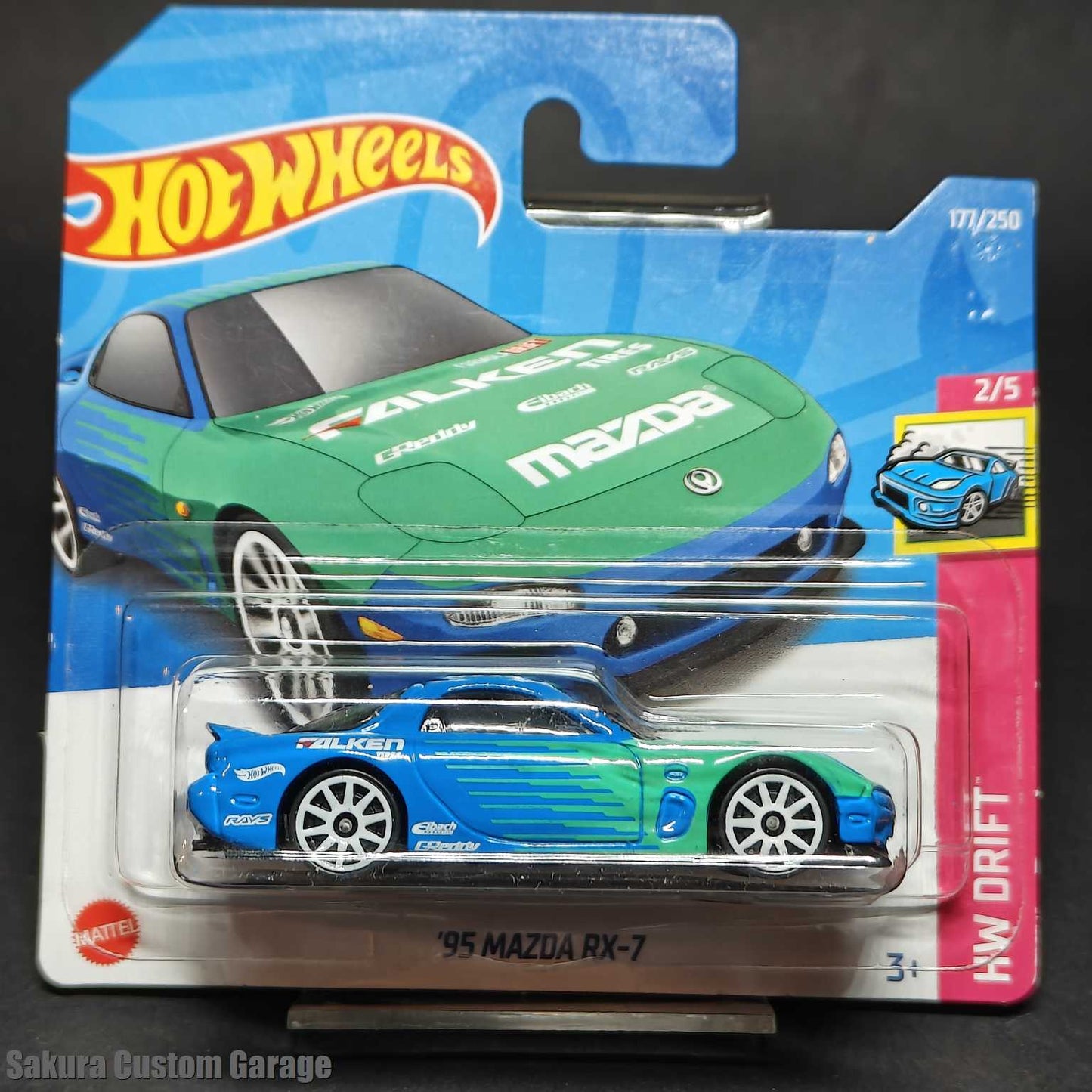 Hot Wheels - '95 Mazda RX-7 Falken (2022) 2/5 HW Drift 177/250