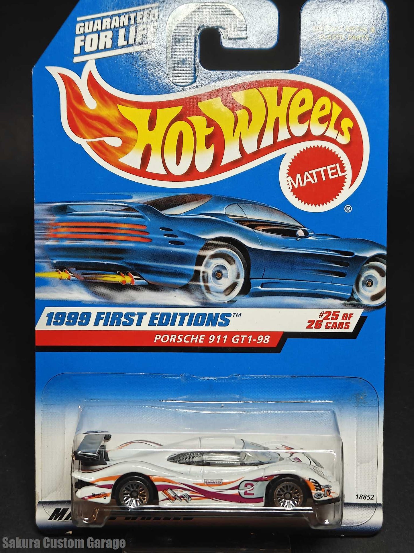 Hot Wheels - Porsche 911 GT1-98 (1999) 25/26 1999 First Editions #676