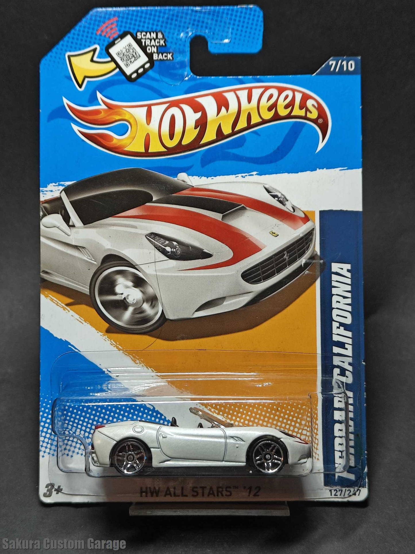 Hot Wheels - Ferrari California (2012) 7/10 HW All Stars '12 127/247