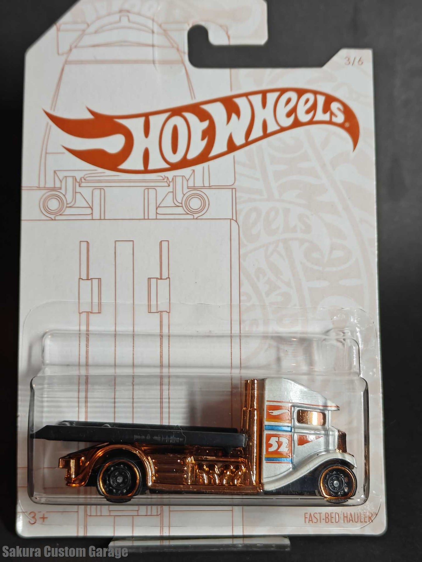 Hot Wheels - Fast-Bed Hauler (2020) Pearl and Chrome 3/6
