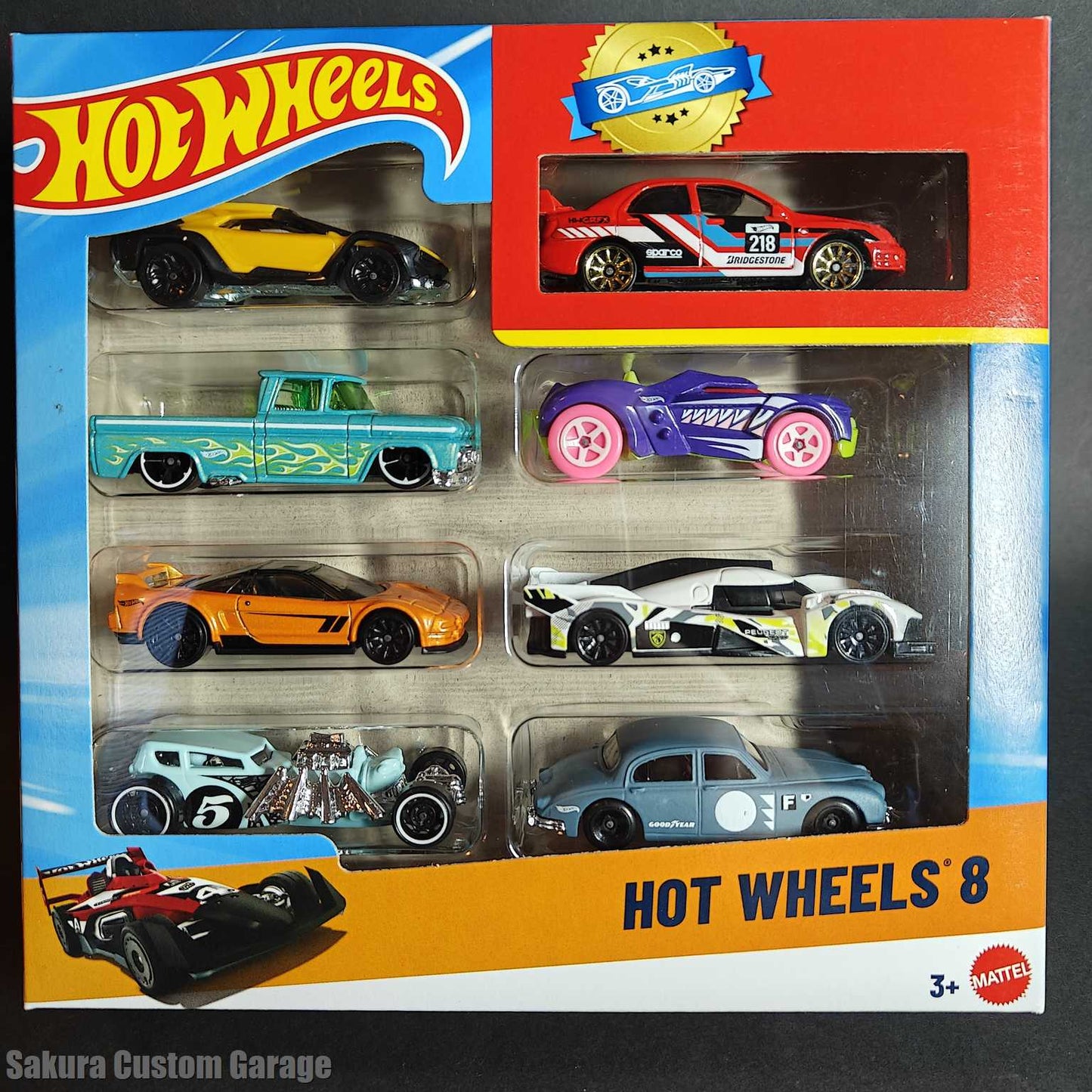 Hot Wheels - Multi pack 8-pack (2025) V-3 (Acura, Chevrolet, Subaru)