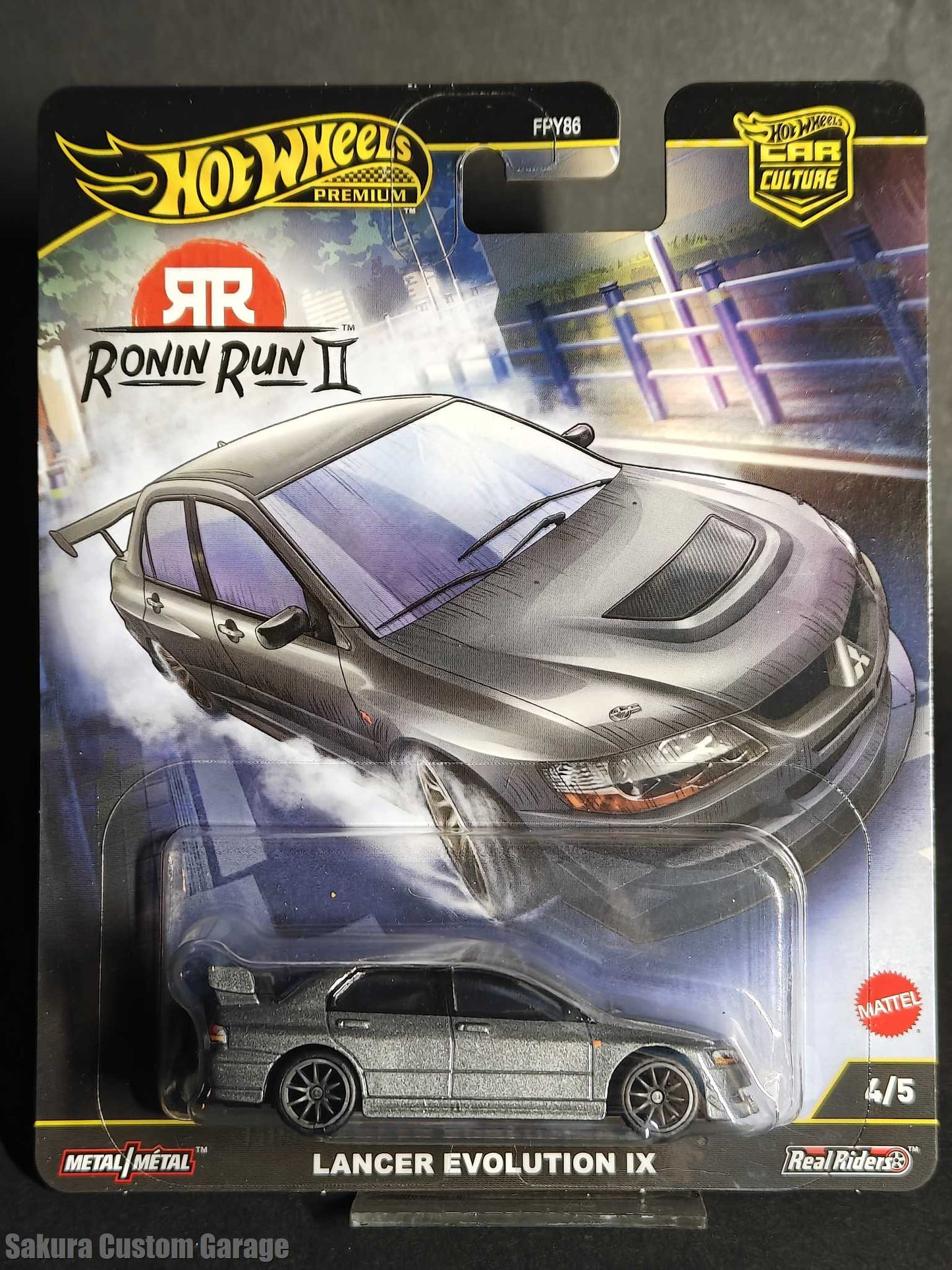 Hot Wheels - Mitsubishi Lancer Evolution IX (2025) - Car Culture: Ronin Run II 4/5