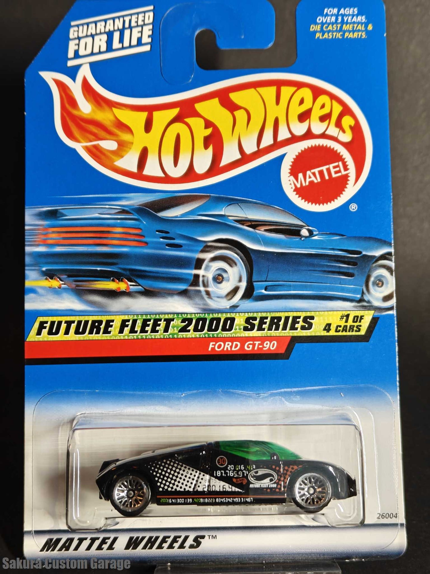 Hot Wheels - Ford GT-90 (2000) 1/4 Future Fleet 2000 Series #001