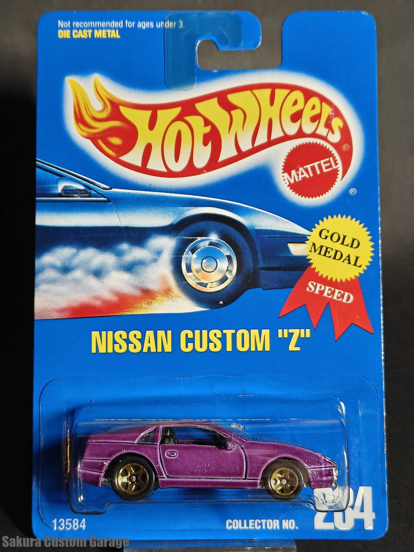 Hot Wheels - Nissan custom ''Z'' (1995) Gold Medal Speed #234