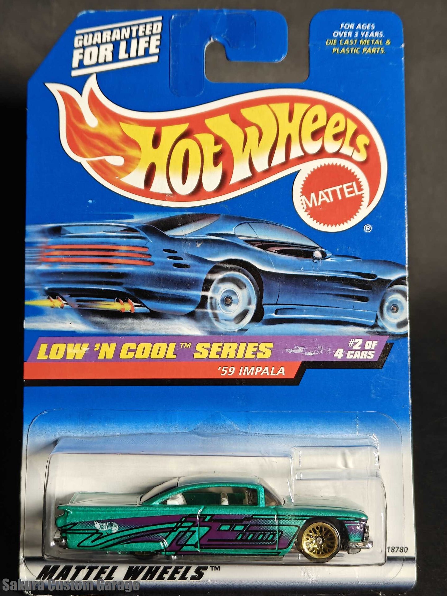 Hot Wheels - '59 Chevrolet Impala (1998) 2/4 Low 'n Cool Series #698