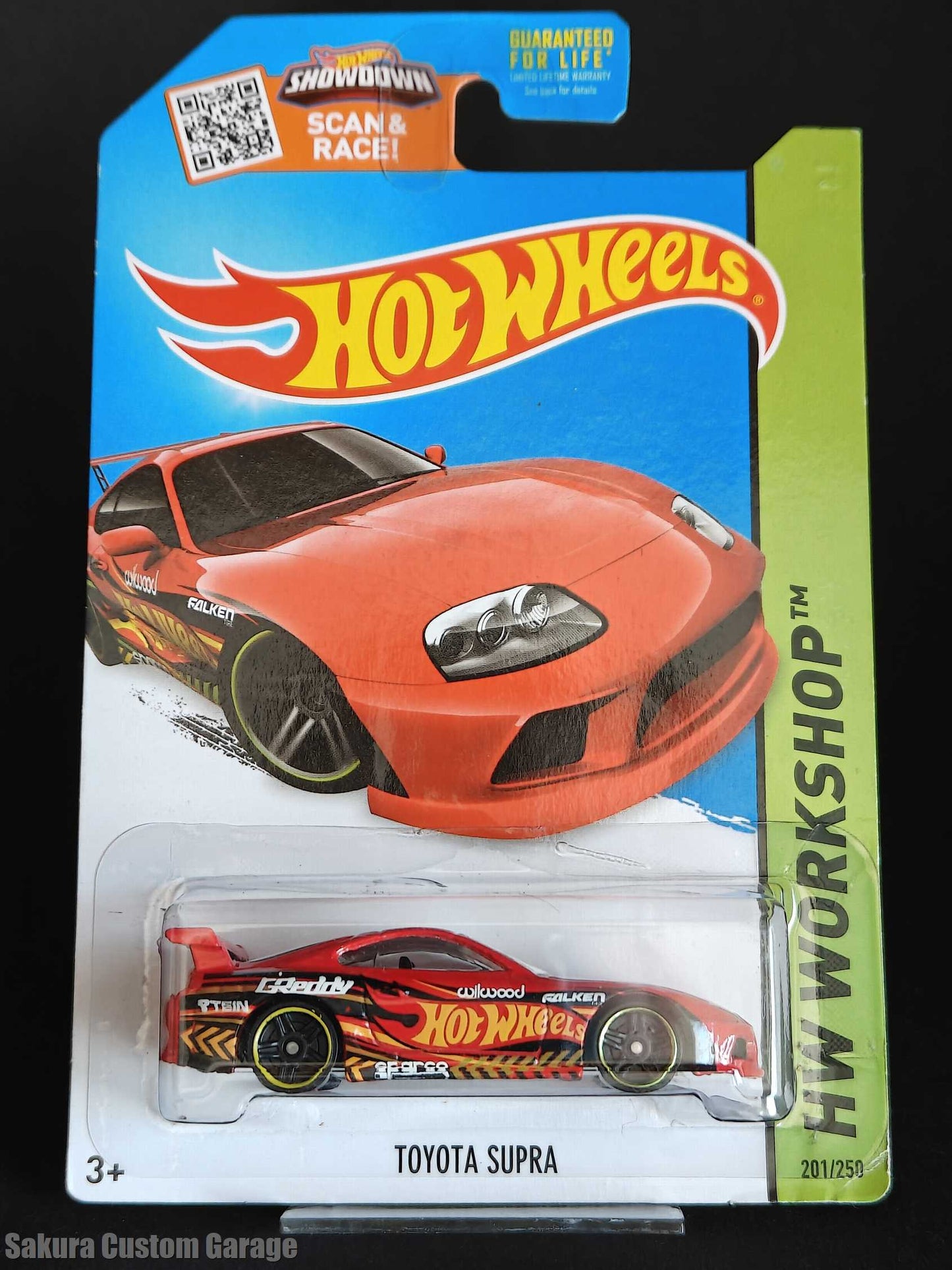 Hot Wheels - '94 Toyota Supra (2015) HW Workshop: Night Burnerz 201/250