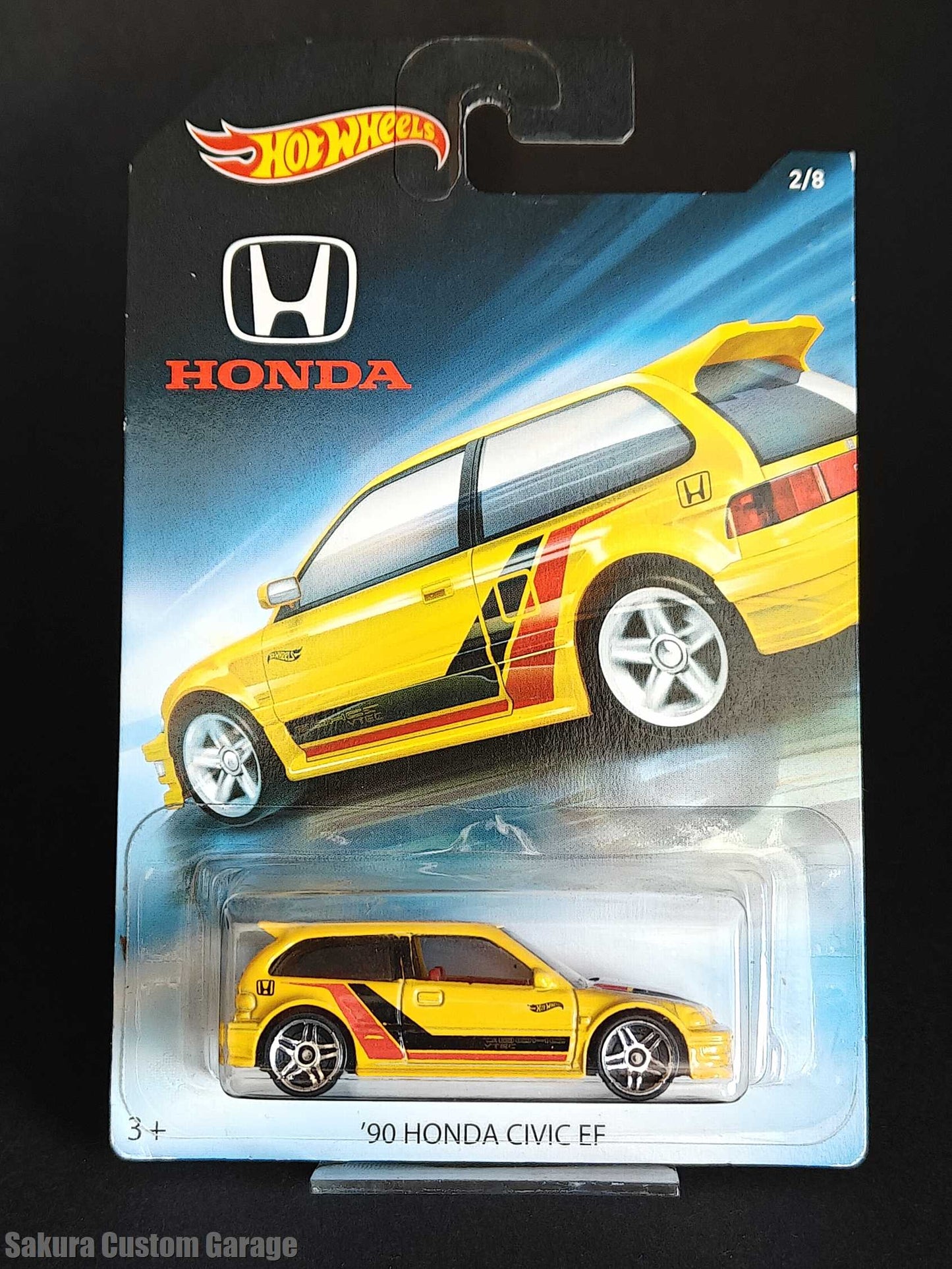 Hot Wheels - '90 Honda Civic EF (2018) 70th Anniversary Honda 2/8