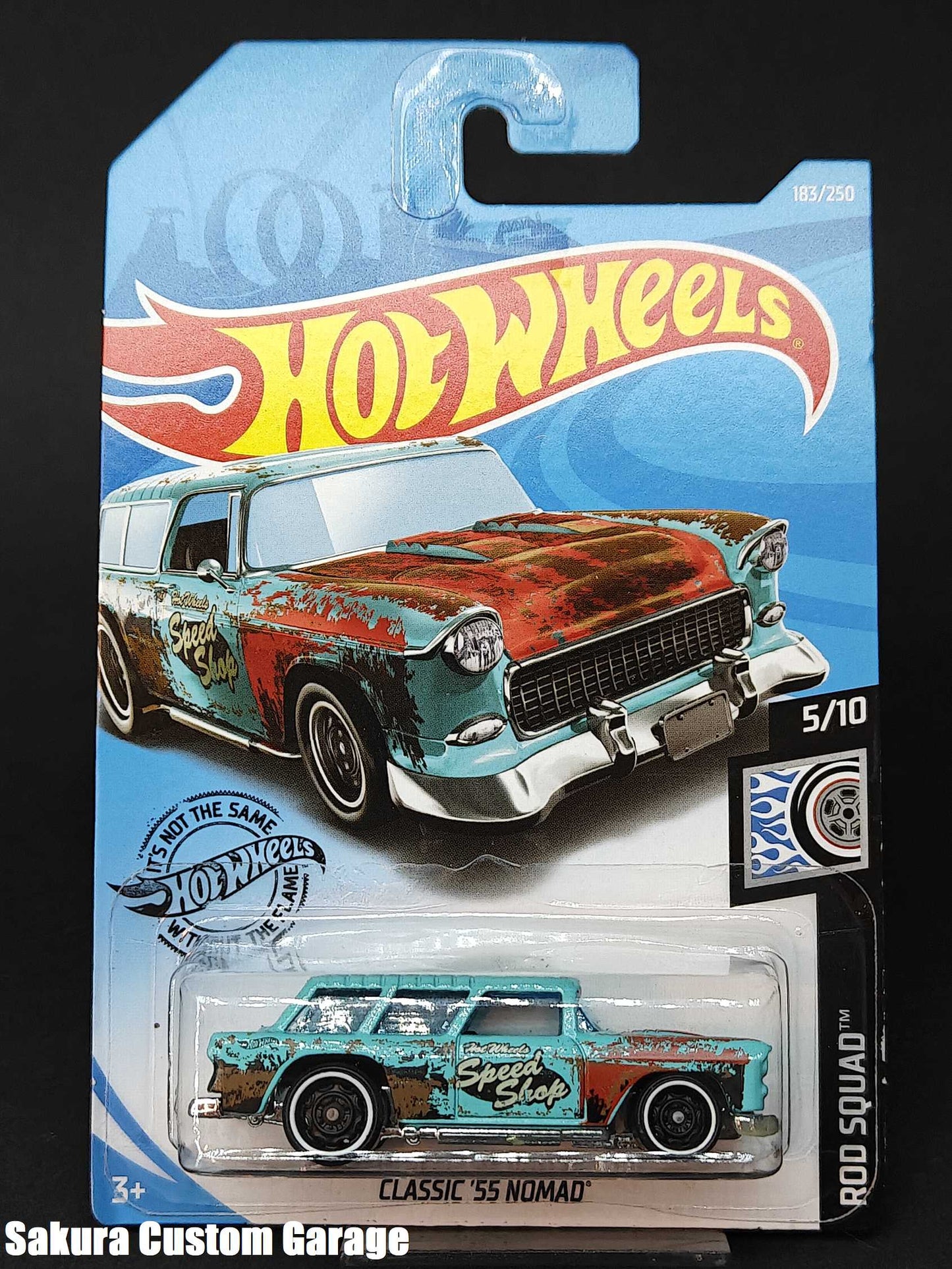 Hot Wheels - Chevy '55 Classic Nomad (2019) 5/10 Rod Squad 183/250