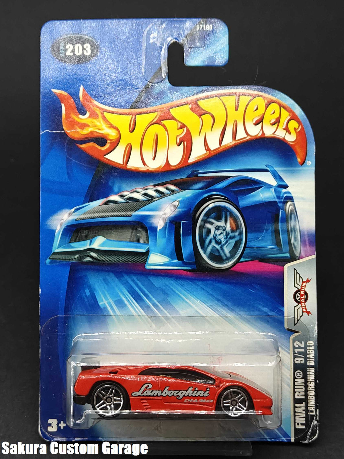 Hot Wheels - Lamborghini Diablo (2003) 9/12 Final Run Exclusive Model