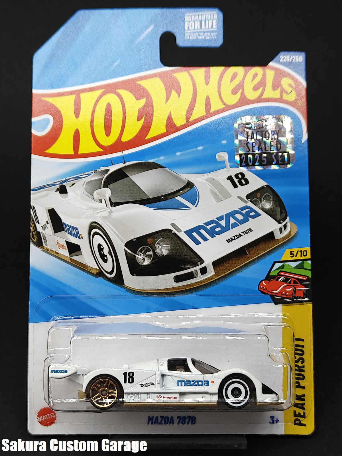 Hot Wheels - Mazda 787B (2025) 5/10 Peak Pursuit 226/250 (Factory Sealed Sticker)