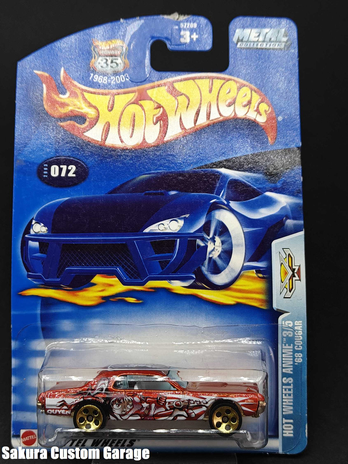 Hot Wheels - '68 Cougar (2003) 3/5 Hot Wheels Anime #072