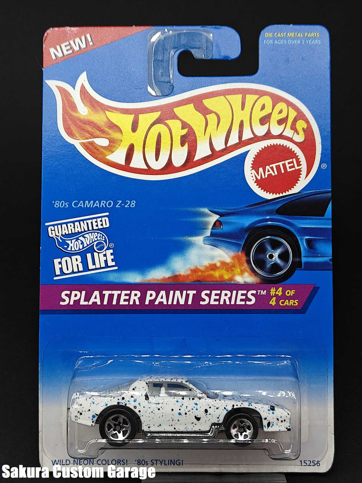 Hot Wheels - '80s Camaro Z-28 (1996) 4/4 Splatter Paint Series #411