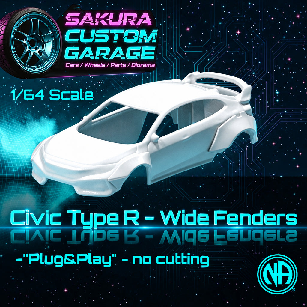 1/64 Bodykit: Honda Civic FK Type R - Wide Fenders kit (Typ Plug&Play) - Honda_002