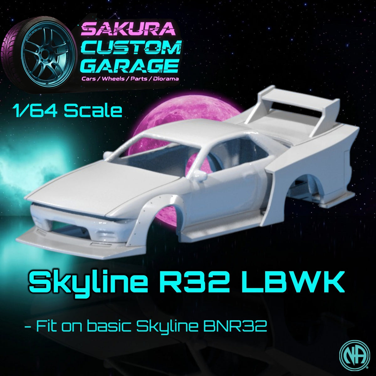 1/64 Bodykit: Nissan GT-R R32 LBWK Bodykit - Nissan_002