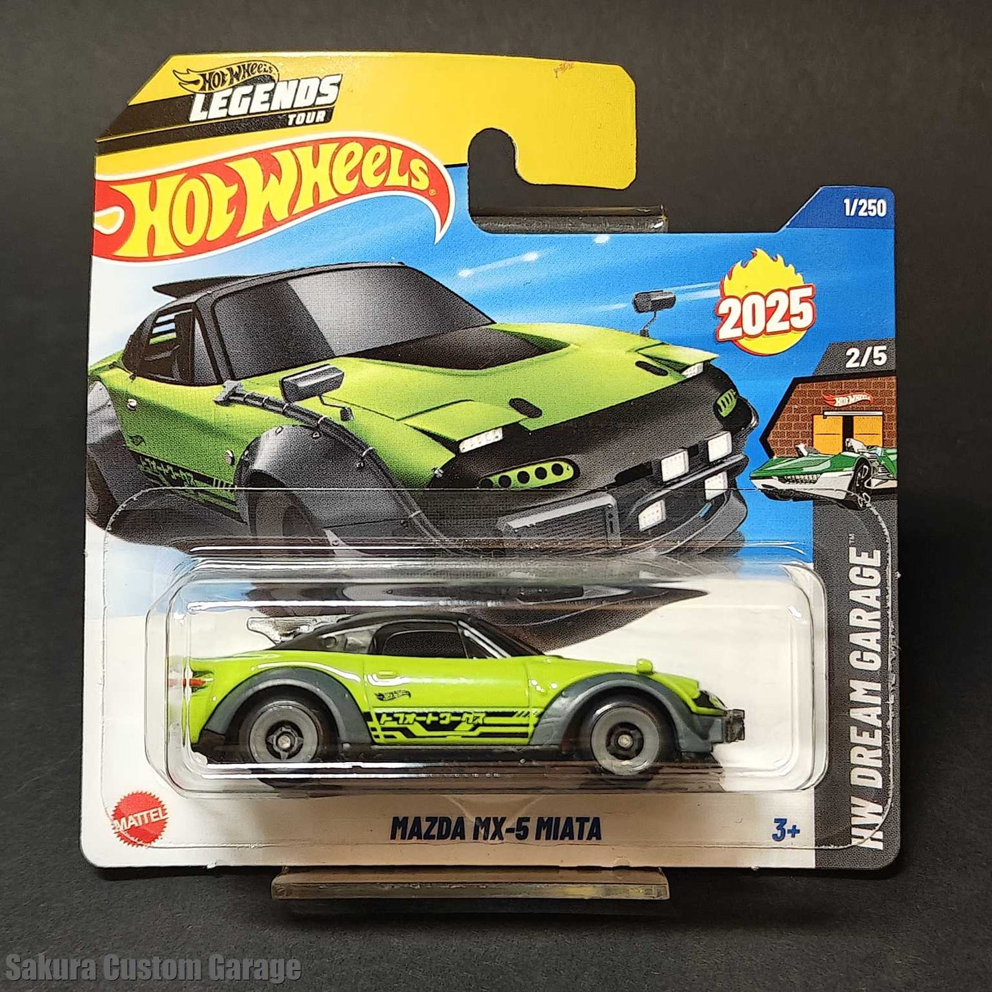 Hot Wheels - Mazda MX-5 Miata (2025) 2/5 HW Dream Garage 1/250