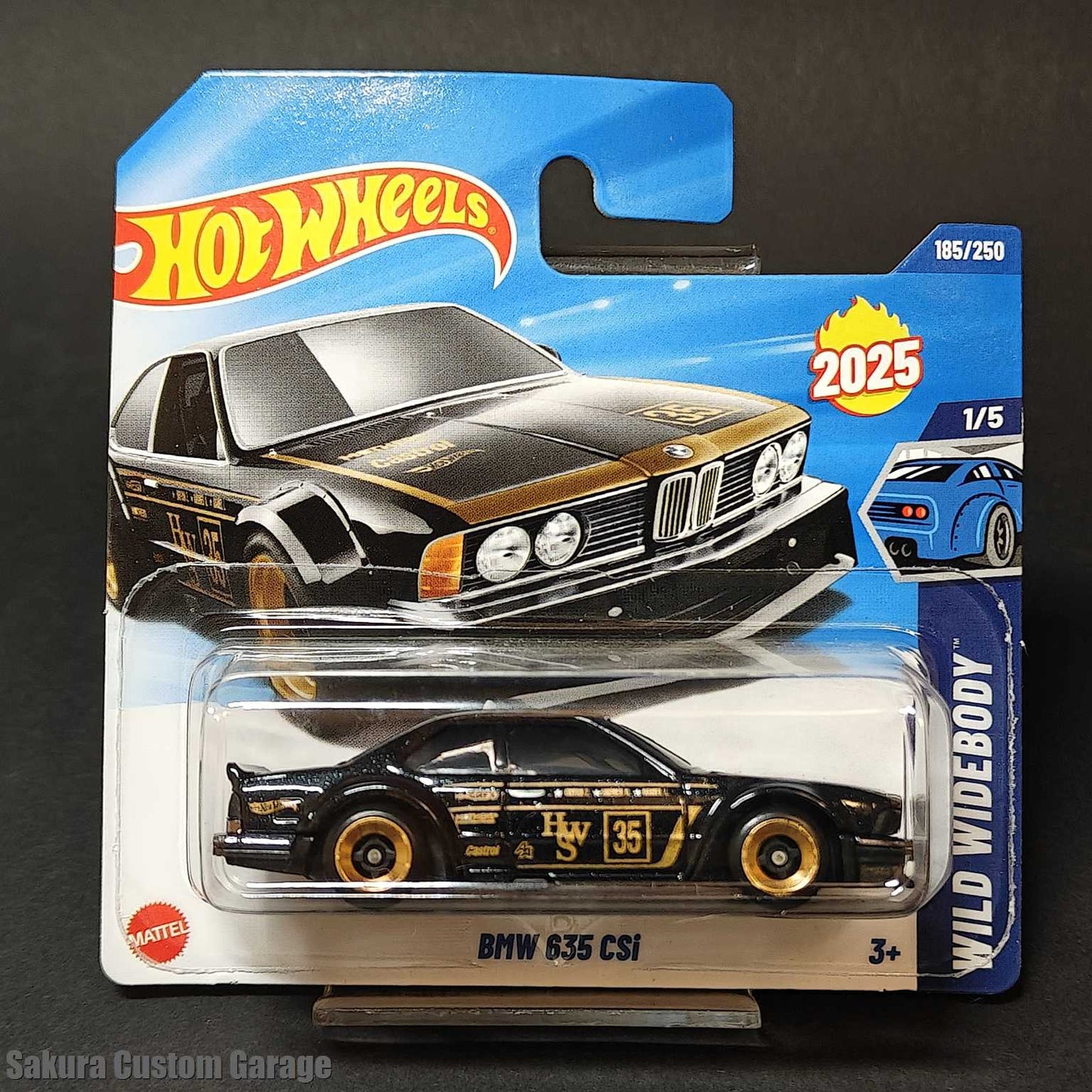 Hot Wheels - BMW 635 CSi (2025) 1/5 Wild Widebody 185/250