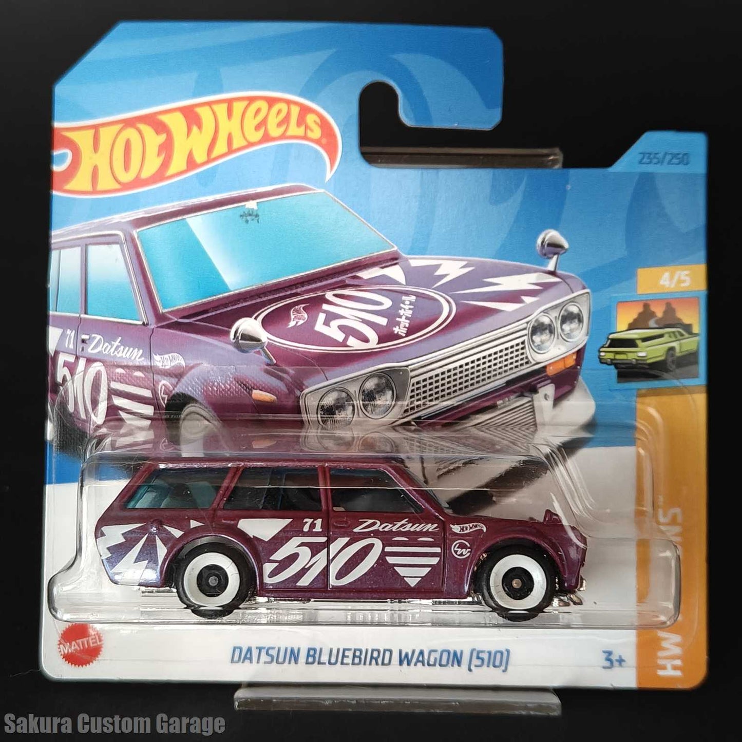 Hot Wheels - Datsun Bluiebird Wagon 510 (2023) 4/5 HW Wagons 235/250