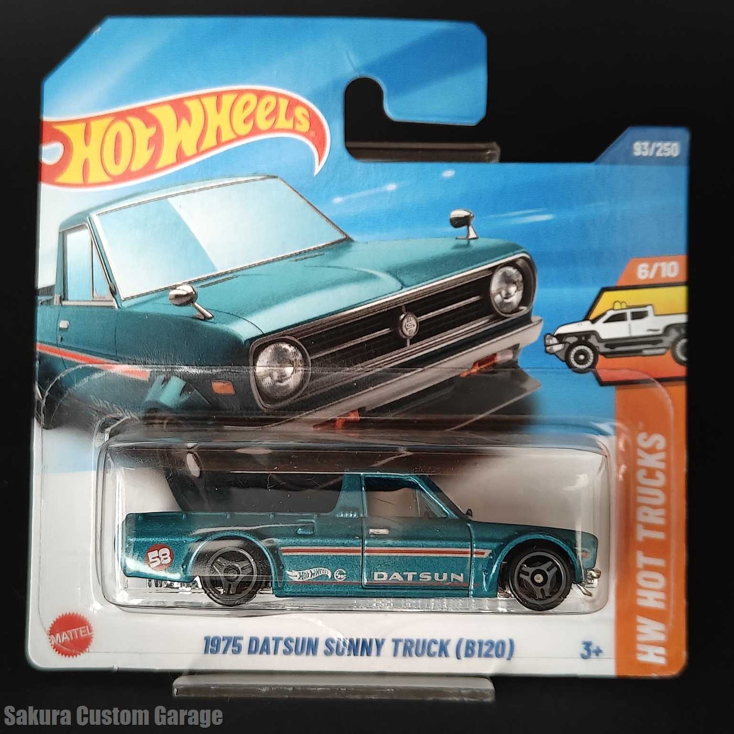 Hot Wheels - 1975 Datsun Sunny Truck B120 (2025) 6/10 HW Hot Trucks 93/250