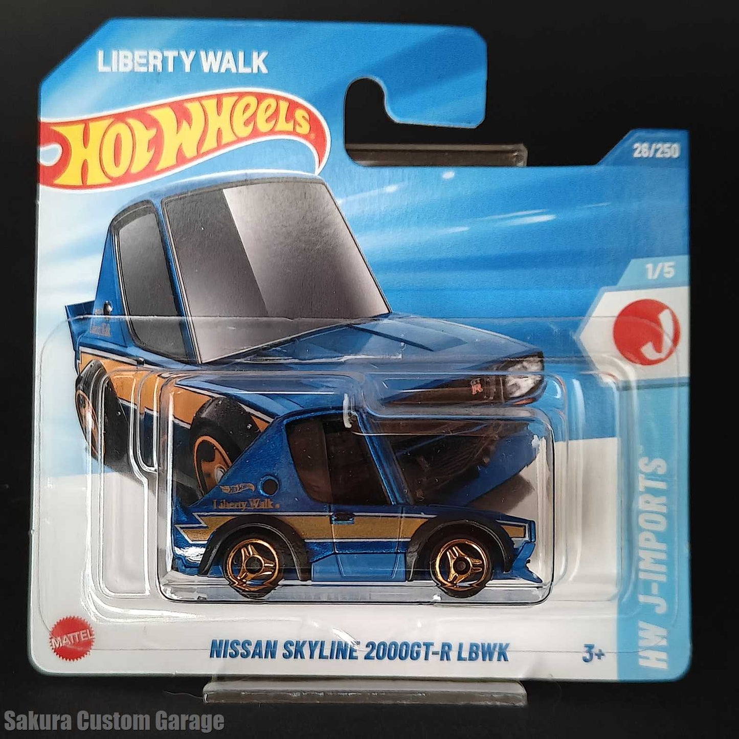 Hot Wheels -  Nissan Skyline 2000GT-R LBWK (2025) 1/5 HW J-Imports 26/250