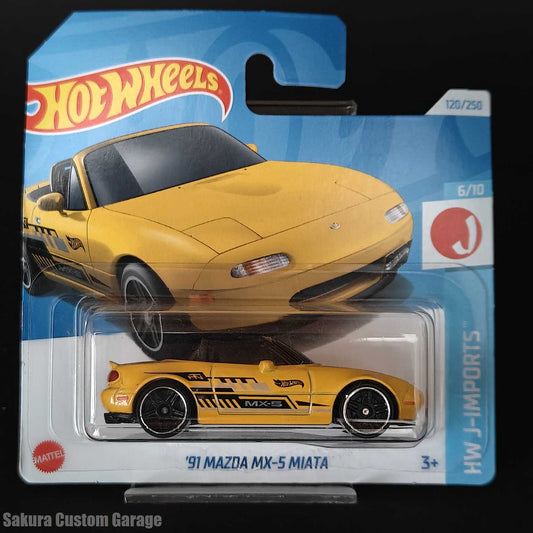 Hot Wheels - '91 Mazda MX-5 Miata (2024) 6/10 HW J-Imports 120/250