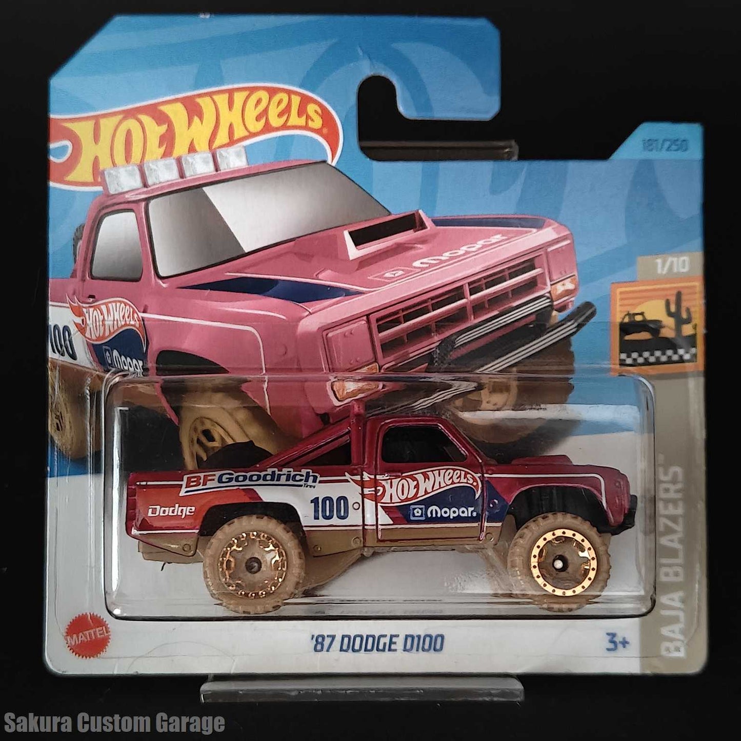 Hot Wheels - '87 Dodge D100 (2023) 1/10 Baja Blazers 181/250
