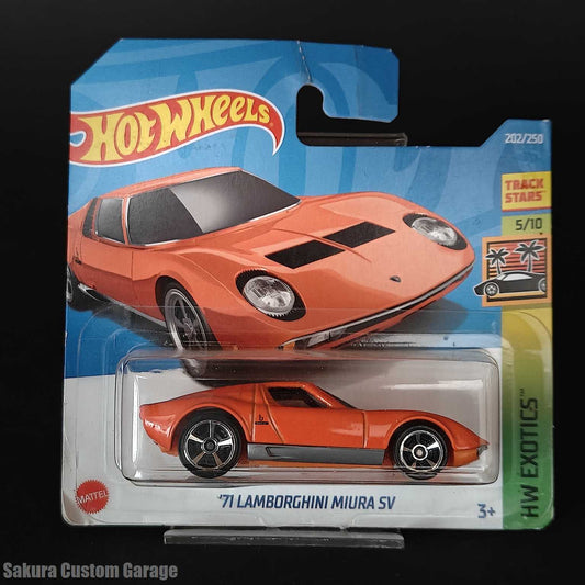 Hot Wheels - '71 Lamborhini Miura SV (2022) 5/10 HW Exotics 202/250