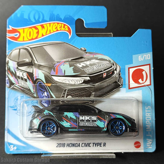 Hot Wheels - 2018 Honda Civic Type R HKS (2021) HW J-Imports 6/10