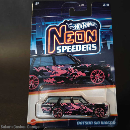 Hot Wheels - Datsun 510 Wagon (2024) Neon Speeders 2/8