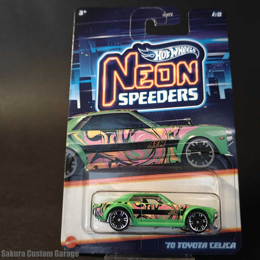 Hot Wheels - '70 Toyota Celica  (2024) Neon Speeders 1/8