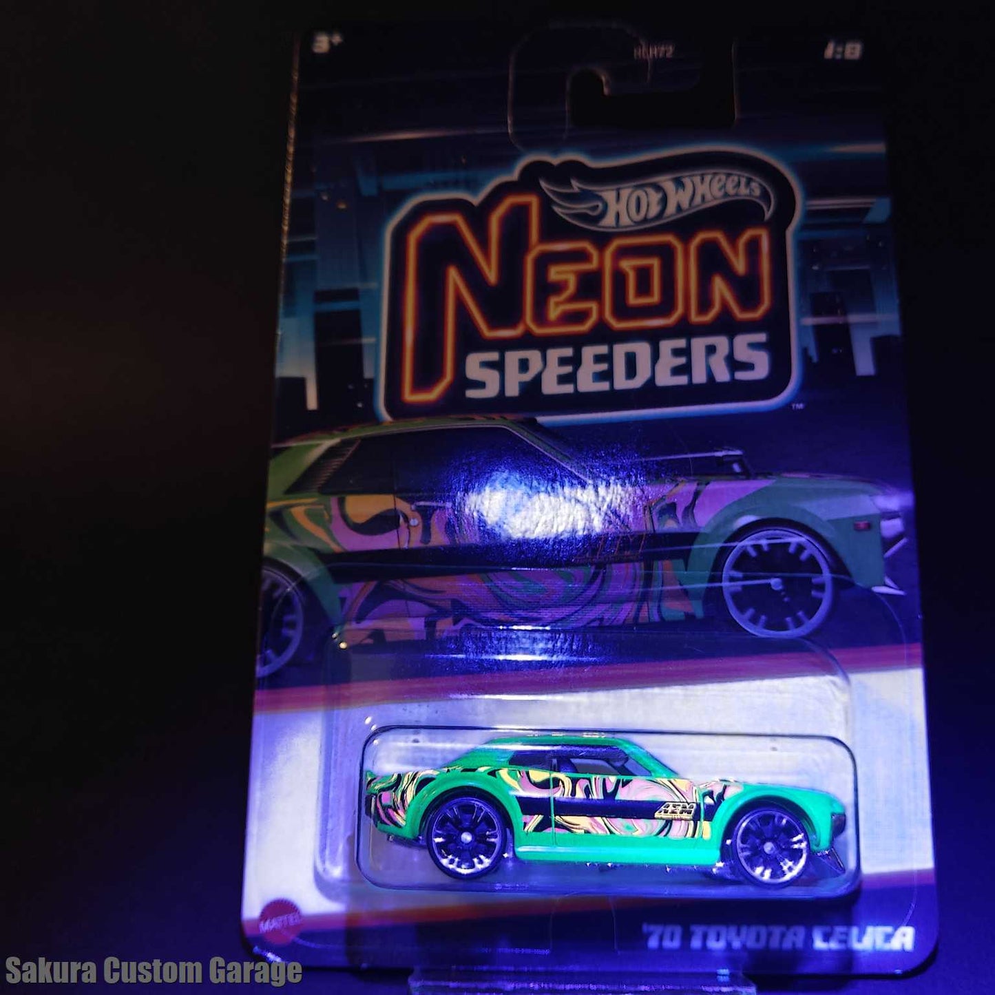 Hot Wheels - '70 Toyota Celica  (2024) Neon Speeders 1/8