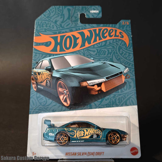 Hot Wheels - Nissan Silvia (S14) Drift (2024) Pearl And Chrome 2/6