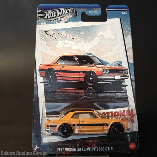 Hot Wheels - 1971 Nissan Skyline HT 2000 GT-R (2025) National Icons  4/5