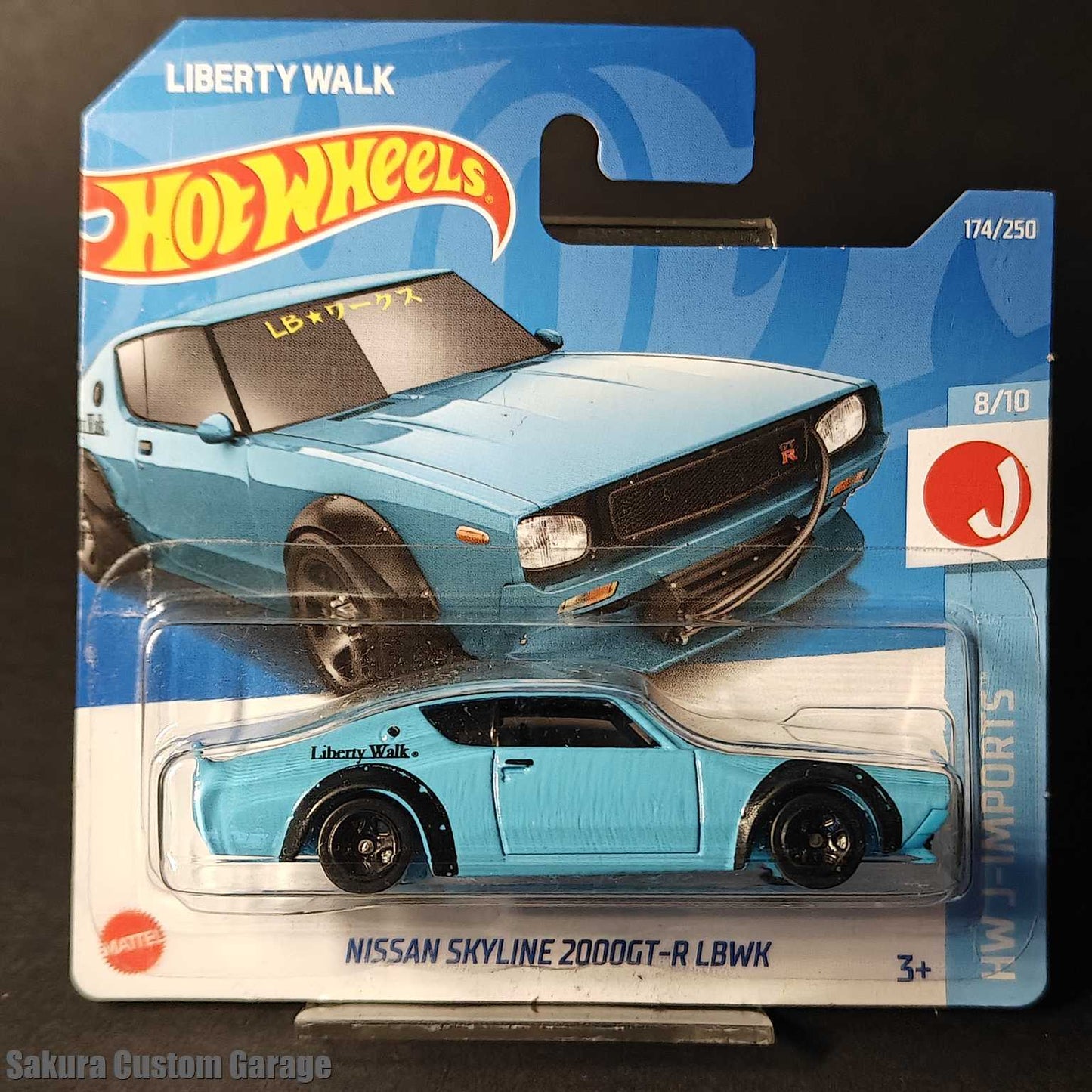 Hot Wheels -  Nissan Skyline 2000GT-R LBWK (2022) 8/10 HW J-Imports 174/250