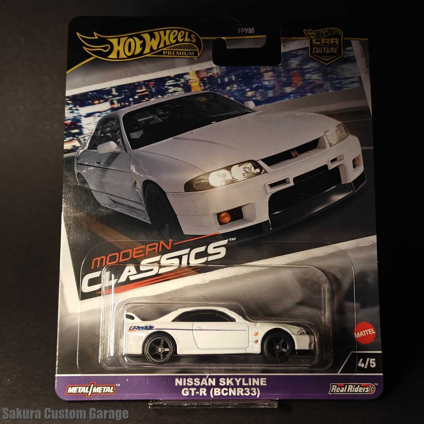 Hot Wheels - Nissan Skyline GT-R (BCNR33)  (2024) - Car Culture: Modern Classics 4/5
